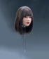1/6 Scale Female Head Sculpt, Beauty Girl Planted Hair Carving for 12inch PH TBL JO Action Figure Body Collection
