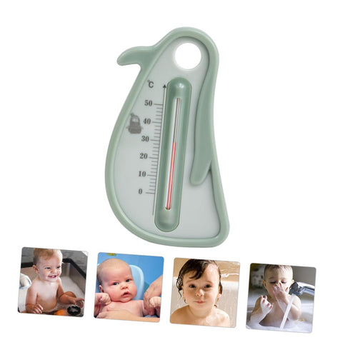 TOPPERFUN Bath Penguin Thermometer Floating Cartoon Water Temperature Monitor for Newborns and Toddlers Anti-Burst