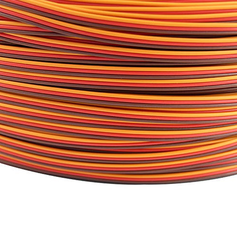50 Feet 22AWG Servo Extension Cable Wire, 60 Cores Cord Lead for RC Helicopter Drone Cars DIY Accessories