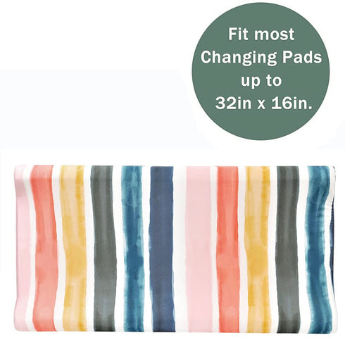 HUOOQT Diaper Changing Pad Cover, Cradle Mattress Sheets for Boys Girls Changing Soft Boho Table Sheets - Machine