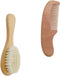 Baby Hair Wash Brush Set Soft Wool Sink Bath Bathing Tool Wooden