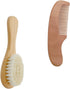 Baby Hair Wash Brush Set Soft Wool Sink Bath Bathing Tool Wooden