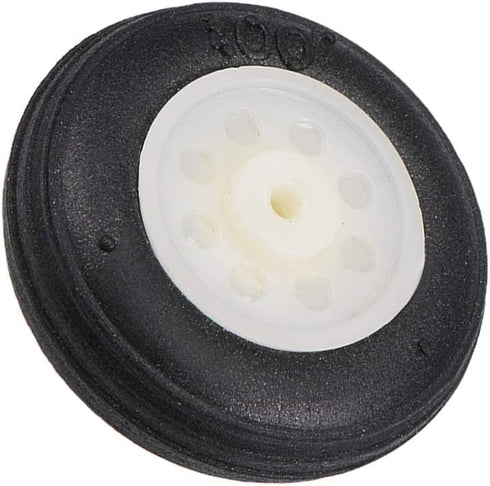 uxcell Tire and Wheel Sets for RC Car Airplane, PU Sponge Tire with Plastic Hub, 1 Inch