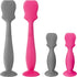CHENGU 4 Pack Baby Diaper Cream Spatula Applicator Soft Silicone Mini Rash Cream