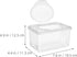 HAKIDZEL 4pcs Refillable Wipes Dispenser Container with Lid Dustproof Pp Plastic Wipe Storage Box for Home and Travel