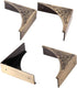 Metal Corner Protector, 4 Pcs Antique Edge Safety Guard for Cabinet Furniture, Bronze Table Corner Protectors