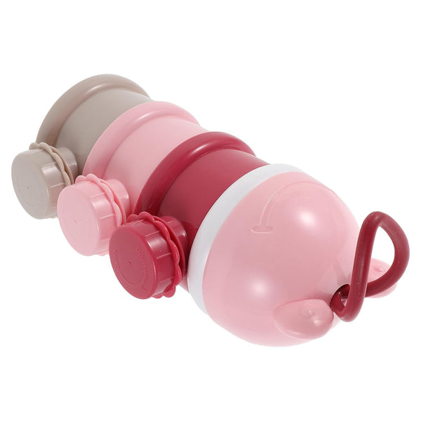 GALPADA Portable Milk Powder Dispenser Stackable Airtight Formula Container Colorful Milk Formula