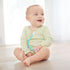 4-Pack Green Silicone Teething Pacifier Clips - BPA Free