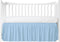 MD Home Decore Crib Bed Skirt Dust Ruffle with Split Corners - 100% Cotton -