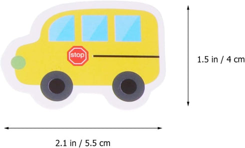 18pcs Back To School Cupcake Topper Dessert Fruit Cake Picks, Classroom Welcome Party Decoration