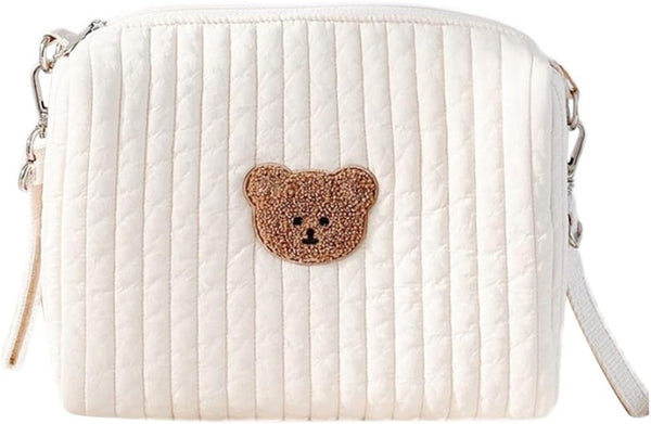 Lushandy Baby Small Diaper Bag Mini Stroller Storage Bag Quilted Cotton Cute