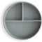 mushie Silicone Suction Plate - BPA-Free Non-Slip Design (Stone)