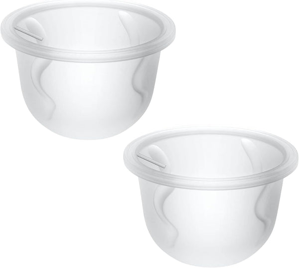 BOXOB 2pcs Silicone Rubber Diaphragms Replacement Parts, BPA-Free Breast Pump Bowl Breastfeeding Accessory