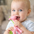 3 SHARE&CARE BPA Free Silicone Giraffe Baby Teether Toy with Storage Case, for Months Above Infant Sore Gums Pain