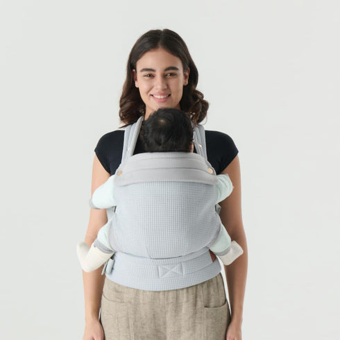 Carrier,Cozy 7-35lbs,Ergonomic Backpack NEST BLANCHEBaby Baby Carrier Design,Air Mesh Breathable All Seasons (Blue)