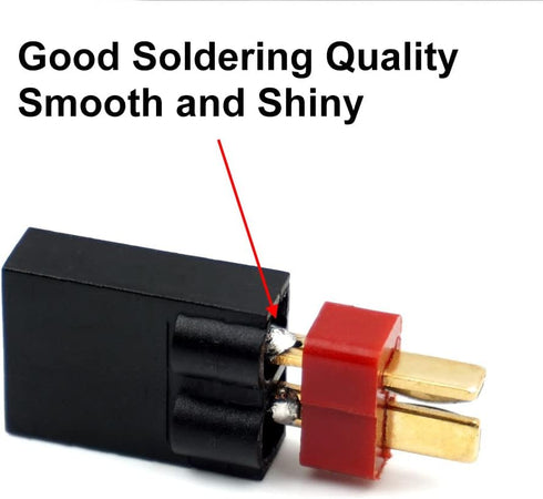 4 PCS Male and Female Deans T Plug to Connector Adapter for RC Battery Charger Compatible with TRX Wireless Converter
