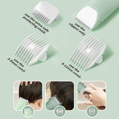 Trimmer Baby Hair Clippers, Quiet Professional Hair Clippers for Kids, Hair Cutting Kits with LCD Display, Safe Ceramic