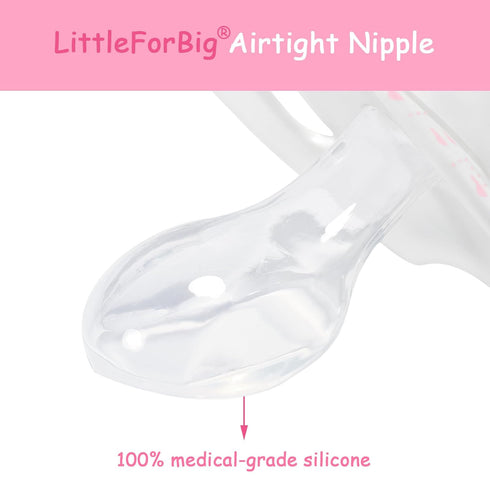 LittleForBig Bigshield Generation-II Adult Sized Printed Pacifier Blushing Baby Pattern