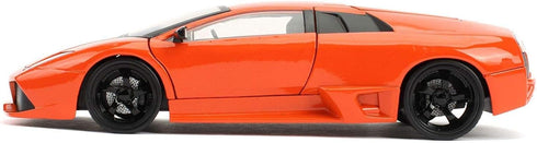 Jada Fast & Furious - 1:24 Roman's Lamborghini Murcielago - Orange Die-cast Car for Kids and Adults
