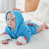 Infant Hooded Bathrobe - Cute Waddle Design for Boys