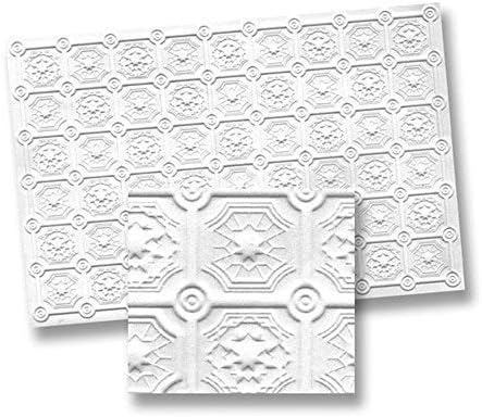 Melody Jane Dolls Houses Dollhouse Faux Tin Ceiling Miniature 1:12 Scale Foam Board 13 x 9
