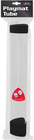 2 BCW Black Playmat Tube with Dice Cap | Includes Free Dice | Tri-Oval Design Prevents Rolling | Oversized Cap