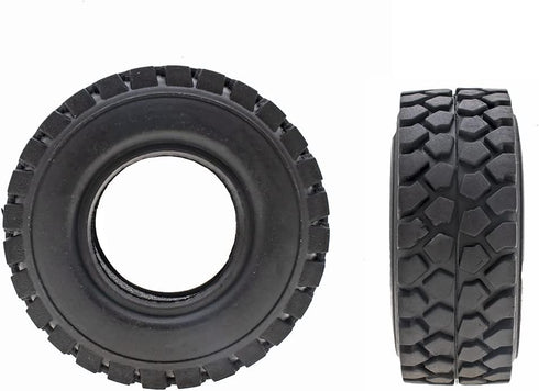 1.0 Crawler Tires 4PCS for SCX24 Gladiator Bronco C10 JLU Deadbolt B17 Axial 1/24 1/18 Tracked Car