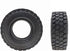 1.0 Crawler Tires 4PCS for SCX24 Gladiator Bronco C10 JLU Deadbolt B17 Axial 1/24 1/18 Tracked Car