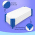 22"x52" Pack 6 Fitted Cot Sheet for Daycare Toddlers of Soft & Breathable Microfiber Cot Sheets with Reinforced Elastic