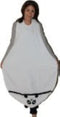 Frenchie Mini Couture Extra Large Hands Free Absorbent Hooded Towel, Panda,