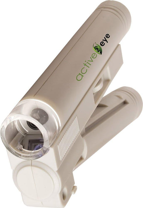 Hydrofarm Active Eye AEM100 100x Magnification Microscope, 4-1/2-inch Length by 7-1/4-inch Width