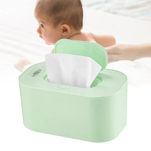 NOENNULL Baby Wipe Warmer Portable USB Temperature Control Versatile Baby Wet Wipe Warmer Dispenser for Home Outdoor