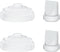 Wevedk 4 Pack M5 Pump Parts, 2ps Red Duckbill Valves and 2pcs Silicone