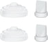 Wevedk 4 Pack M5 Pump Parts, 2ps Red Duckbill Valves and 2pcs Silicone