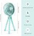 Suteng Clip-On Stroller Fan, Battery Operated Mini Portable Handheld Fan for Car Seat Crib, USB Rechargeable with 3