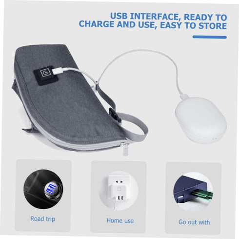 Portable Bottle Warmer Bag Insulated Travel Milk Heater Go Feeding Durable Thermal Design for Temperature Control
