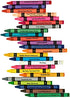 24-Count Offensive Crayons Original Edition, Adult Crayons with Sarcastic Sayings, Funny Gag Gift for Adults, Secret