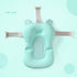 Baby Bath Cushion Pad Newborn Bathtub Mat Infant Bath Supporter Net Baby Bathtub Pillow Non-Slip Floating Bathing Tub Seat (Green Bear, 28cm*43cm*26cm)
