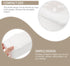 KOMBIUDA Wipe Dispenser with Lid Refillable Decorative Wet Tissue Holder for Home Travel Makeup Storage Container