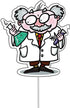 24pcs Science Theme Paper Cupcake Toppers, Mad Science Cake Decorations for Kids Astronomy Biology Chemistry Birthday