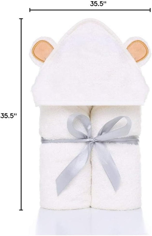 ZoikoM Personalized Embroidered Hooded Baby Towel with Cute Ears Baby Gift Embroidered Baby Bath Towel Baby Gift