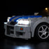 Kyglaring LED Lighting Kit for Lego 2 Fast 2 Furious Nissan Skyline GT-R (R34) 76917, Classic Version
