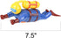 ArtCreativity Wind Up Bath Toys for Kids, Set of 2 Swimming Bath Toys, Water Scuba Diver, Fun Bathtub Toys for Boys and