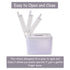 Umtiti Container(WH,BN+2Panda) Wipes Dispenser & Wipes Pouch/Tissue Bag, Wipes/Tissue Case with Moisture Seal Secure