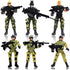 PowerTRC US Army Men SWAT Team Soldiers Military Toys Action Figures with Weapons, 12 Pcs Play Set for Kids