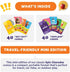 6+ 80 Epic Charades Mini Game for Kids Ages Travel-Friendly Mini Edition Act Out & Explain Cards with Illustrations