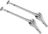VGEBY 2pcs Front Universal Drive Shaft for WLtoys 1/12 12423 Remote Control Car Accessory (Silver 0090S)
