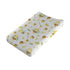 Cartoon Bees Boho Leaves Honey Changing Pad Covers for Baby Boy Girl 32''x16'' - Retro Floral Fitted Sheets for Diaper