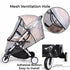 Universal Stroller Rain Cover, Clear Waterproof Weather Shield for Baby Stroller, Protection from Snow and Rain