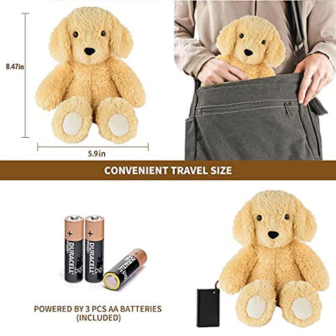 9 BEREST Baby Cry Sensor Sleepy Dog Sleep Soother Sleeping Aid White Noise Infant Stuffed Animal Puppy Dog Toy, Nursery